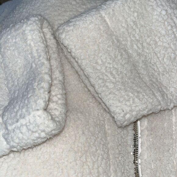 EXCELLENT LIKE NEW CONDITION WOMEN’S SIZE LARGE CALVIN KLEIN FULL ZIP TEDDY COAT - Picture 8 of 8